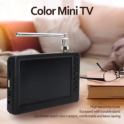 LEADSTAR 5 Inch Mini TV Portable Digital Television 1080p Video Camping T UK GDS • £75.09