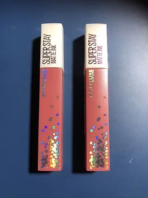 Maybelline New York 405 Guest Of Honor Super Stay Matte Ink Liquid Lipstick 2pk • $13.95