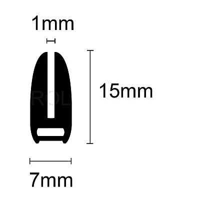 Rubber Edge Trim Edging 39-335R U Channel U Shape Per Meter • $3.50