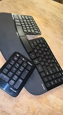 Microsoft Sculpt Ergonomic Keyboard 1559 And Keypad 1558 (with Receiver) • $80