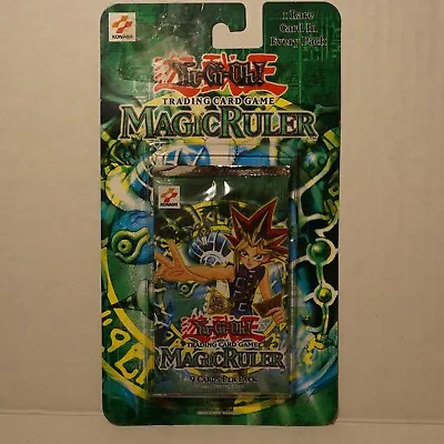 Yu-Gi-Oh! Magic Ruler Booster Pack - Slight Sticker Res See Descrip - NIB 1996 • $89.95