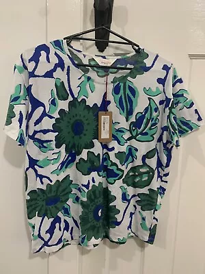 Gorman 100% Cotton T-shirt Size 12 Zen Garden Print • $40