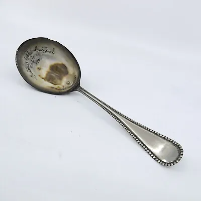 TACOMA WA ELKS CARNIVAL BPOE 1901 Silverplate Shell Bowl Souvenir Serving Spoon • $95