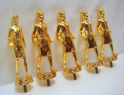 5 Vintage Gold Metal Sales Lady Female Figures Top Tops Topper Trophy  # 52     • $25