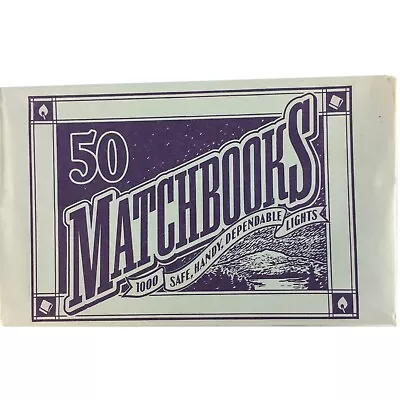 50 Matchbooks 1000 Safe Handy Dependable Lights Usa Made 075218001040 • $9.50