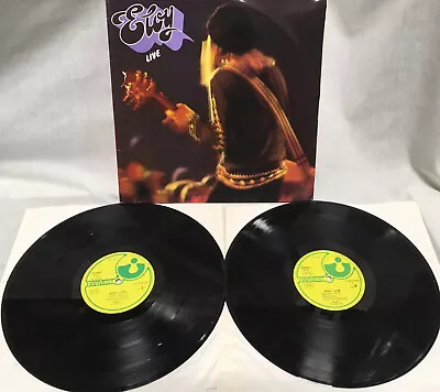 ELOY  Live  NM Original GERMAN Pressing Double LP 1978 HARVEST 1C 164-32 934/35 • $89.95