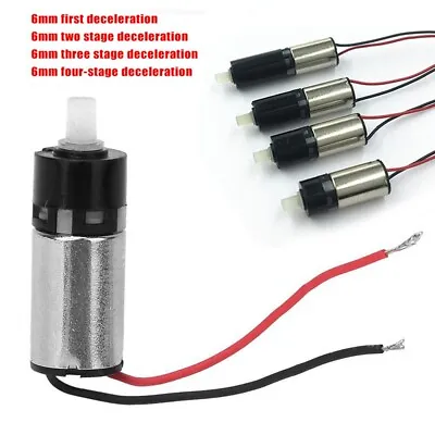 1x 6mm DC3V Precision Micro Planetary Reduction Reducer Gear Motor 1-4 Stage New • $9.32