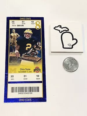 2007 Michigan V Ohio State The Game Original Football Ticket Stub UofM OSU VG- • $18