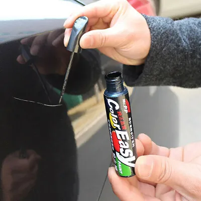 Black Car Paint Repair Pen Clear Scratch Remover Touch Up Pen Brush Accessories • $4.30