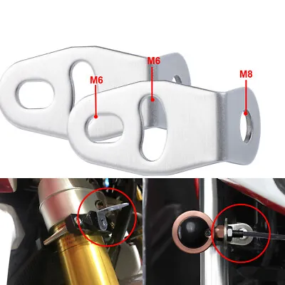 2X Mount Bracket Motorcycle Headlight Spot Light Fog Turn Signal Clamp Holder • $7.99