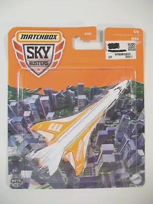 New Matchbox Sky Busters MBX Hypersonic Die-Cast Jet Airplane World Airlines • $6.95