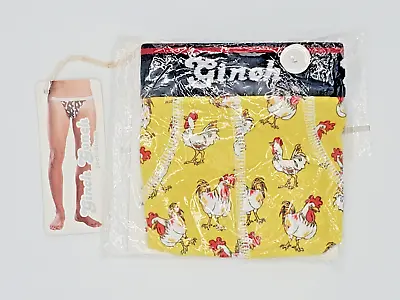 2000's GINCH GONCH ROOSTER MENS Yellow Jockstrap Large Vintage Underwear • $29.99