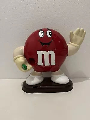 £12.99 • Buy Vintage M&M's Large Red Character Chocolate Candy Dispenser 1991 Display Retro