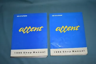 1996 Hyundai Accent Service Shop Repair Maintenance Workshop Manual Factory OEM • $54.99