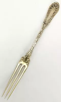 Antique 1896 Dominick & Haff Sterling Silver Strawberry Fork - No. 10 • $39.95