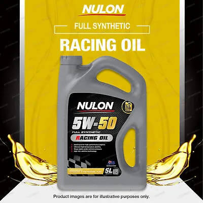 Nulon Racing Engine Oil 5W-50 5L For Toyota 1JZ 1UZFE 2GR 2JZ 3S-GTE 7AFE + 35% • $153.99