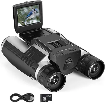 Digital Night Vision Goggles Binoculars For Total Darkness Surveillance W Camera • $92.99