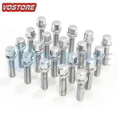 $36.50 • Buy (20) 14x1.5 Lug Bolts Nuts For Mercedes Benz ML350 S500 GLK350 S550 CL500 GL450