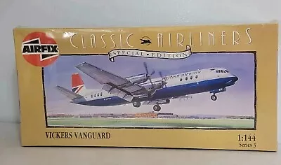 Airfix Classic Airliners Vickers Vanguard 1/144 Scale Model Kit 03171 NEW • $21.99