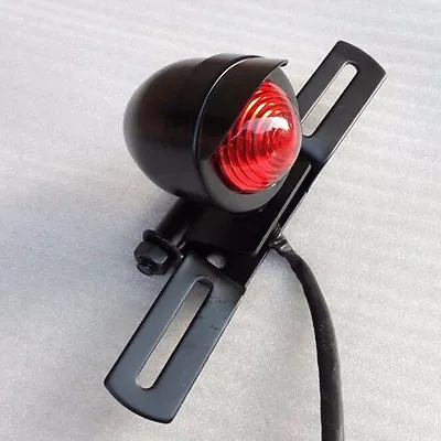 Retro Vintage Bullet Tail Stop Light For Harley Honda Kawasaki Suzuki Yamaha Rat • $18.83