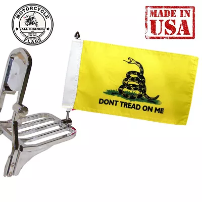 Motorcycle Biker Flag Highway Speeds 6 X9  Flag USA Made (Don't Tread On Me) • $12.99