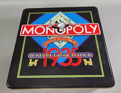 Monopoly 1935 Commemorative Edition Tin New Parker Brothers - Complete • $29.95
