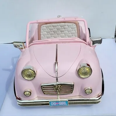 OG Our Generation Retro Car Pink Convertible Volkswagen Fit Doll American Girl • $44.75