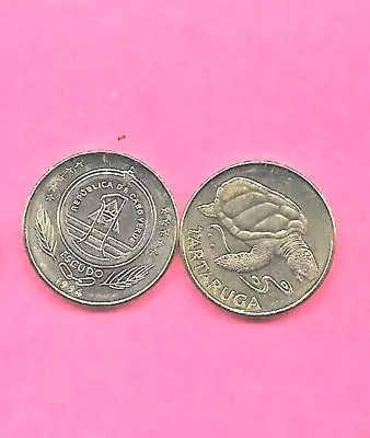 Cape Verde Km27 1994 Uncirculated-bu Unc Escudo Turtle Coin • $1.90