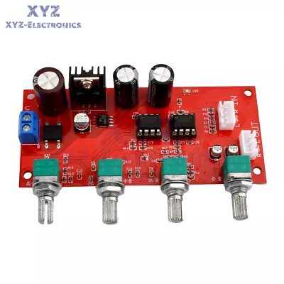 NE5532 Amplifier Board HIFI Stereo Bass Treble Volume Tone Control /Preamplifier • $10.33