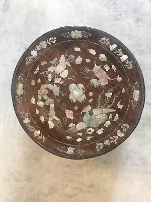 Antique Vietnamese Lacquer Box With Raden Works • $500