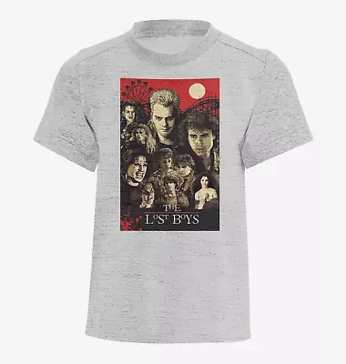 Lost Boys Horror Film Movie Funny Birthday Retro Halloween Grey T Shirt • £6.49