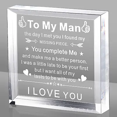 To My Man Gift For Him Anniversary Birthday Gifts For Boyfriend I Love You Gift  • $12.98