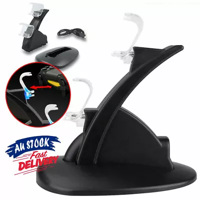 $14.35 • Buy PS4 Controller Charger Dock Dual USB Stand Playstation Charging Station Pad