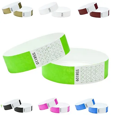 £24.99 • Buy 1000 PLAIN 3/4  Tyvek Wristbands, Events,Parties,Security Control,ID,Bands