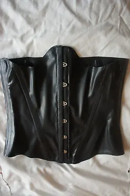 Latex Steel Busk Boned Corset Lace Up S See Sizing Last One No New Stock • £50