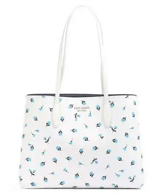 Kate Spade All Day Dainty Bloom Large Tote Floral White PXR00389 NWT TOTE ONLY • $99.99