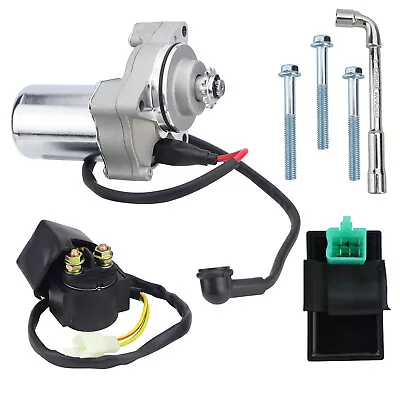 3 Bolt Starter Motor For 110cc Chinese ATV Dirt Bike Go Kart Quad 4 Wheelers • $35.99