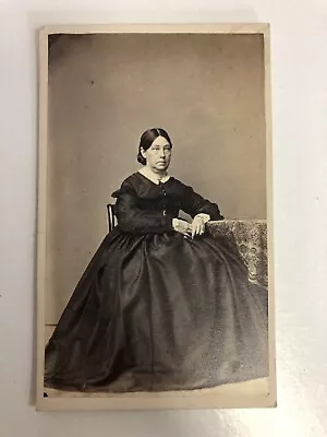 Civil War Era CDV Cabinet Photo Metcalf Bryants Block Rhode Island Orange Stamp • $14.99