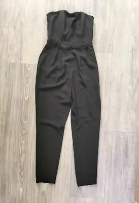 Fab Black Portmans Strapless Jumpsuit Size 8 (no Belt) • $20