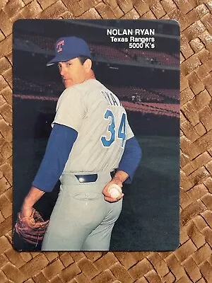 1990 Mother’s Cookies Nolan Ryan 5000 K's Card #3 Of 4 Texas Rangers • $0.99