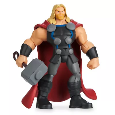 Thor Action Figure With Mjolnir Hammer - Marvel 6  H Toy GENUINE New • $59.95