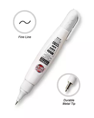 Squeeze Action Oil-Based Metal Tip Permanent Paint Marker [3 PACK] • $20.97