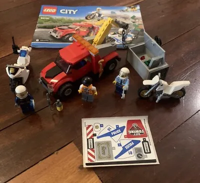LEGO City: TOW TRUCK TROUBLE (60137) Complete (No Box) 2017 • $15