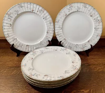 Lot Of 6 VTG 1980’s Mikasa ROSELLE Floral Bone China 11” Dinner Plates: Japan • $86.95