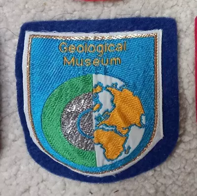 Geological Museum (London) Woven Cloth Sew On Patch Badge • £3.99