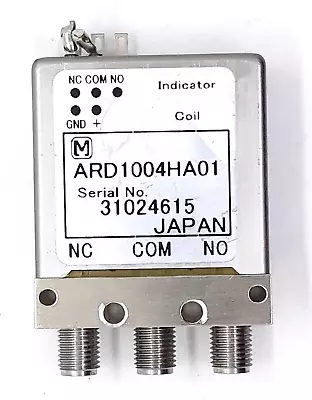 $14.99 • Buy Panasonic/Matsushita ARD1004HA01 RF 18 GHz SPDT SP6T Coaxial Switch