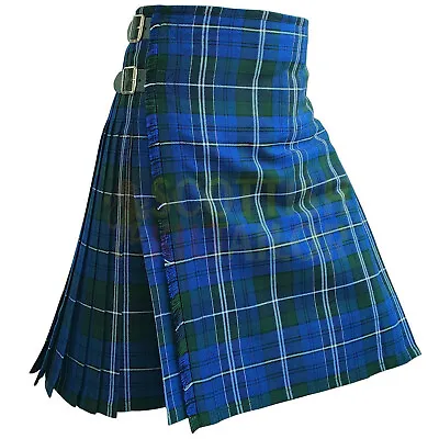 Scottish Traditional Handmade Davies Of Wales Tartan Kilt For Men Custom Kilts • £67.15