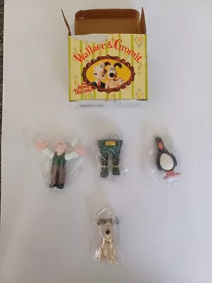 Wallace & Gromit Mini Figures The Wrong Trousers Vivid Imaginations 1989 Boxed • £16