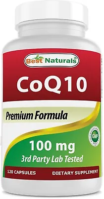 Best Naturals CoQ10 100 Mg 120 Capsules • $13.95