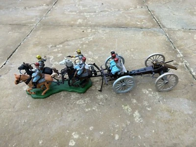 £19.99 • Buy Britains ACW Confederate Limber, Crew, Napoleon Cannon Complete